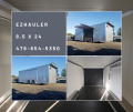 Aluminum 8x24 SILVER Tandem Axle Enclosed Car hauler Racing Trailer