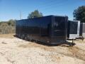  Covered Wagon Trailer 8x24 10k Carhauler w/ ramp door Enclosed Cargo