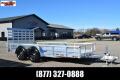 SPORT HAVEN 7x14 DELUXE OPEN UTILITY TRAILER w/ HD REAR RAMP GATE