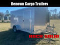 2024 Rock Solid Cargo 6 x 12 TA Cargo / Enclosed Trailer