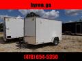 Covered Wagon Trailers 6X10 Barn door Enclosed Cargo Trailer