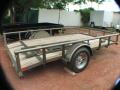 12FT Beige Utility Trailer w/Removable Ramps
