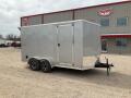 2024 RC 7'x14' V-Nose Flat Top Wedge Trailer - RDLX