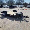 2024 Sure-Trac 78 IN x 12 Single Axle Tilt Bed Equipment Trailer  7.8K