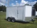 12FT WHITE CARGO WITH DOUBLE REAR DOORS