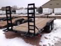 20ft Equipment trailer w/stand up ramps  - dovetail