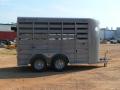 14ft Bumper Pull Livestock Trailer-Arizona Beige