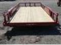 Red 16ft Utility Trailer w/Wooden Deck