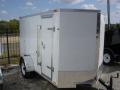White 10ft Cargo with Double Rear Doors