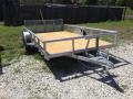 Silver 12ft Utility Trailer Wood Deck
