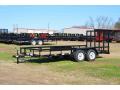 Black with Wood Decking TA Trailer 16ft