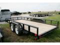 16ft Tandem 3500lb Axle Pipe Top Utility Trailer