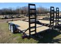 18ft Tandem 7000lb  Axle Equipment Trailer w/Wood Deck