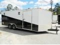 22ft Black and White Race ready cargo Trailer