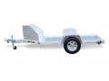 10ft Open Silver Motorcycle Trailer