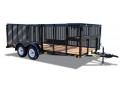 16ft Tandem Axle Landscape/Utility Trailer w/Tall Sides
