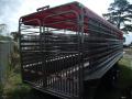 24ft Steel Livestock Trailer w/Tarp Top