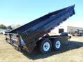 14 ft Deckover Dump Trailer w/fold down sides
