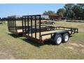 14ft Tandem Axle Utility-Wood Decking