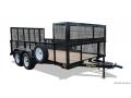 14ft Tandem Axle Landscape Trailer-Extra High Sides and Spare Tire