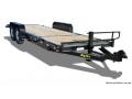22ft Tilt Bed  Black Steel Frame -  Wood Deck