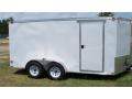 14ft V-nose enclosed trailer w/ramp