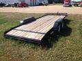 18ft flatbed trailer with removable fenders 2-3500lb axles