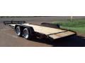 18FT OPEN CAR HAULER W/DOVETAIL AND RAMPS