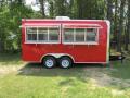 16ft Red Concession Trailer w/Electrical Package