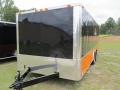 18FT TWO TONE ENCLOSED MOTORCYCLE TRAILER