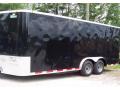 18ft Cargo Trailer Black with D-Rings