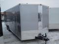 24ft Two Tone Pewter and Black Enclosed Car Hauler
