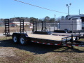 7X18 7 ton bobcat skidsteer equipment trailer