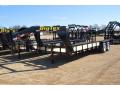 24ft Gooseneck Flatbed Trailer w/Dovetail and Ramps