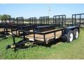 12ft  Tandem Axle Utility Trailer with Ramp