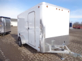 12ft  Cargo Trailers  - White Flat Front