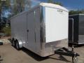 16ft Tandem Axle Cargo - White Flat Front