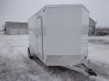 White 14ft Enclosed Cargo Trailers  