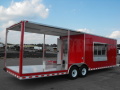 32' enclosed BBQ patio concession trailer 
