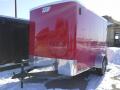 10ft Red Flat Front Cargo Trailer 