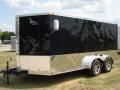 14ft Enclosed Motorcycle Hauler w/ Cabinets