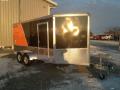 14FT ALL ALUMINUM CARGO TRAILER-HARLEY COLORS
