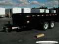 14ft Dump Trailer w/Ramps and Combo Gate