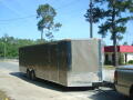 BEIGE 20FT RACE TRAILER W/FINISHED INTERIOR