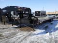 35ft Flatbed Trailer with Hydraulic Beavertail 