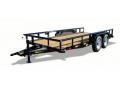 18ft Pipe Top Utility Trailer w/Ramp