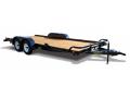 16FT Tandem Axle Car Hauler Trailer-Wood Deck