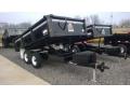 12 ft Tandem 5200lb Axle Black Dump Trailer