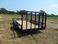 16 ft Tandem Axle Pipe Utility Trailer