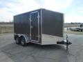 12ft TA Enclosed Trailer  Charcoal w/V-nose